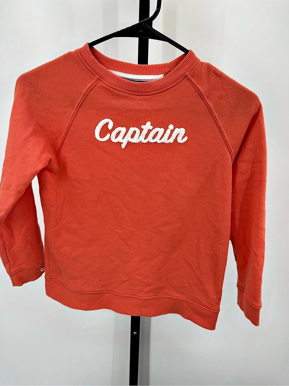 Janie and Jack Orange Logo Sweatshirt Size 8